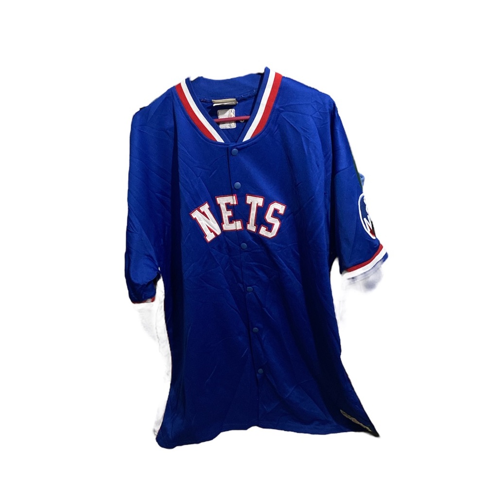 Vintage New Jersey Nets Warmup Jacket, Mens XXL